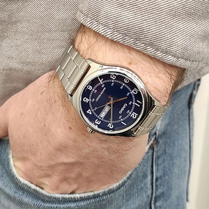 CASIO Vīriešu rokas pulkstenis MTP-V006D-2B (ZD210H) + BOX (4 foto no 5)