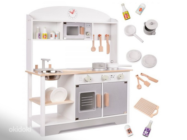 Детская игровая кухня из МДФ с аксессуарами (6287)