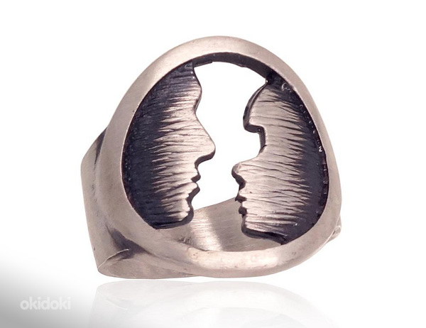 Sudraba gredzens #2101769(Matt+POx-MattBk)