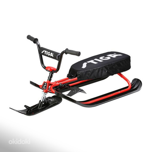 Stūrējamās ragavas SX PRO Sarkanas