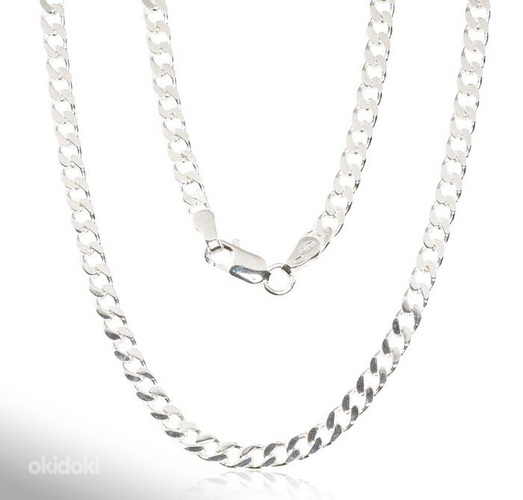 Sudraba ķēdīte Kartjē 3.5 mm Sudraba ķēdīte Kartjē 3.5 mm ,