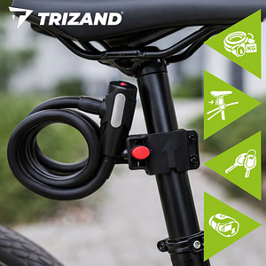 Velosipēda slēdzene 150 cm (P27614) (3 foto no 9)