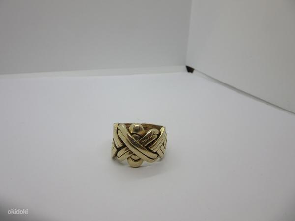 Массивное-золотое-мужское кольцо-16.99гр. (фото #1)