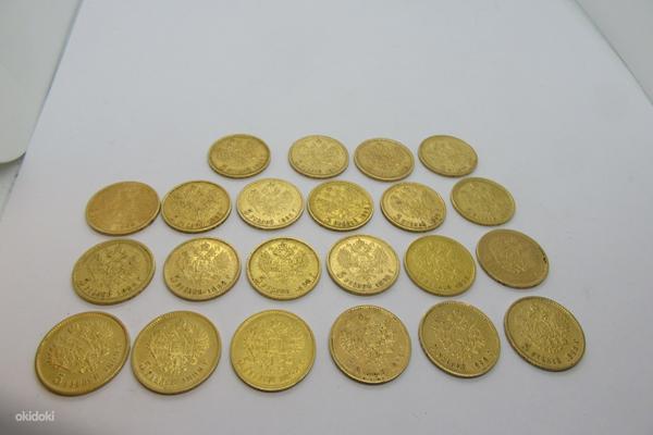 5-рублевые золотые монеты-Николай-II-1898-1899 (фото #3)