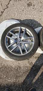 Honda 17" диски + резина (9 фото из 10)