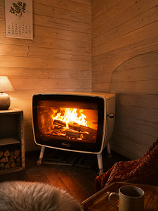 Dovre Vintage 50 kamin | Valge email | Uueväärne (1 foto / 3)