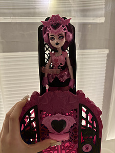 MONSTER HIGH Secrets Mystery Monsters nukk Draculaura 27 cm (8 foto / 8)