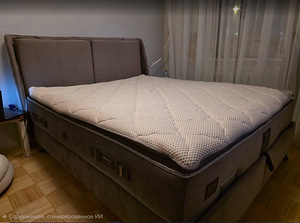 Premium 160×200 Bed with Storage – Anti-Scratch Fabric (1 foto / 8)