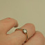 Золотое кольцо 750"-1.9gr + 0,4 карата, циркон (фото #3)