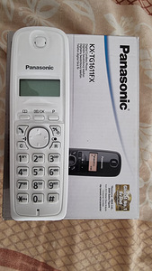 Telefon PANASONIC KX-TG1611FXW juhtmevaba, uus (1 foto / 2)
