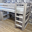 Двухъярусная детская деревянная кровать + матрас + 2 тумбы (фото #1)