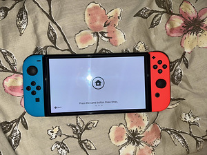 Nintendo Switch OLED (peaaegu uus) terve komplekt (4 foto / 6)