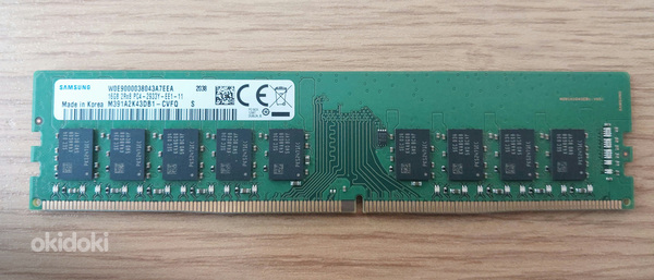 32GB UDIMM DDR4 ECC RAM (2x 16GB Samsung M391A2K43DB1-CVFQ)