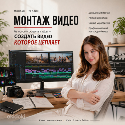 Съёмка и Монтаж Видео | TikTok / Intagram / Реклама Таллинн