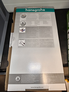 Hansgrohe Rebris S 110 valamusegisti mattmust (uus) (3 foto / 3)