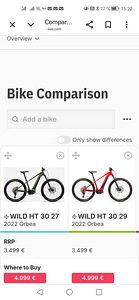 E bike Orbea wild ht 30 bosch motor (3 foto / 3)