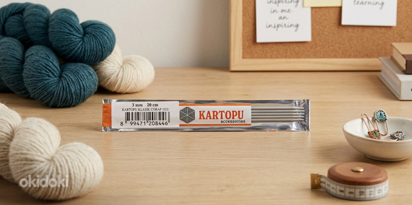 Kartopu vardad 3 mm ja 3.5 mm (20 cm) komplektid