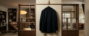 Meeste poolmantel Berton Premium Cashmere & Wool (2 foto / 2)