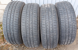 Литые диски Mazda 15" с летними шинами Bridgestone (5 фото из 5)