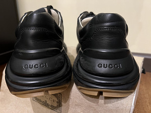 Gucci black leather RYHTON RAINBOW meeste sneakers,43 (5 foto / 7)
