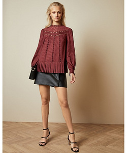 Ted Baker Shilli Animal Mesh Lace Swing Top (2 foto / 10)