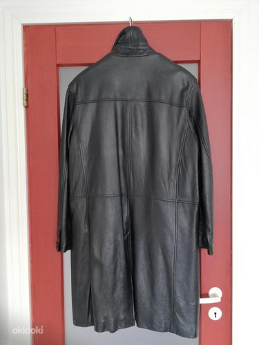 Кожаное пальто, размер s / 44 (фото #2)