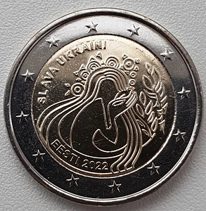 2-eurone münt, Au Ukraina. (1 foto / 1)
