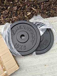 Hantlid + 2 x 10 kg raskused (2 foto / 3)