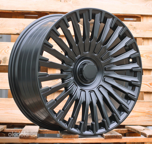 R20x8.5  5X112  ET  32  66.6  Y0425  Satin Black (SB)  For MER  (P2)  (HYBRID FORGED Rear+Front (Piano Black))