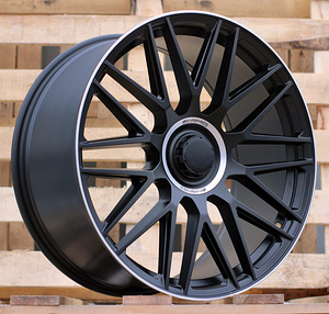 R20x9.5  5X112  ET  38  66.6  Y0207  (FBX161)  Black Half Matt+Polished Lip (BLHMPL)  For MER  (A)  (HYBRID FORGED Rear+Front) (1 foto / 1)
