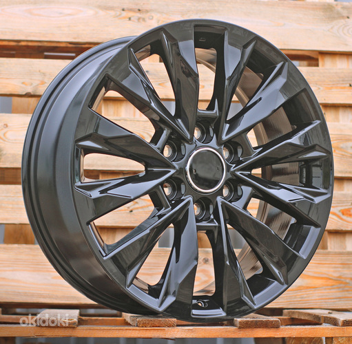 R18x7.5  6X139.7  ET  60  95.1  Y0185  Black (BL)  For TOYOT  (Z4)