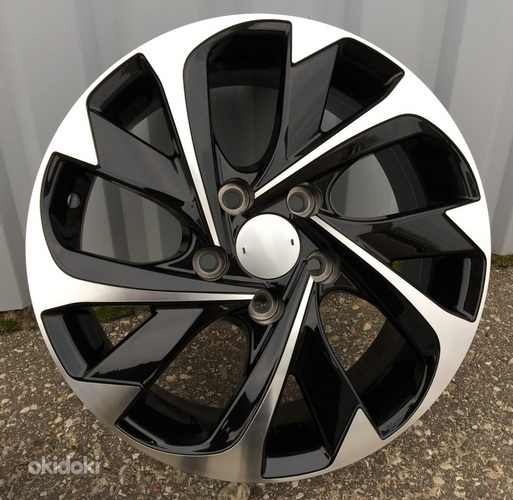 R16x6.5  5X114.3  ET  45  60.1  XFE89  Black Polished (MB)  For TOYOT  (P2)