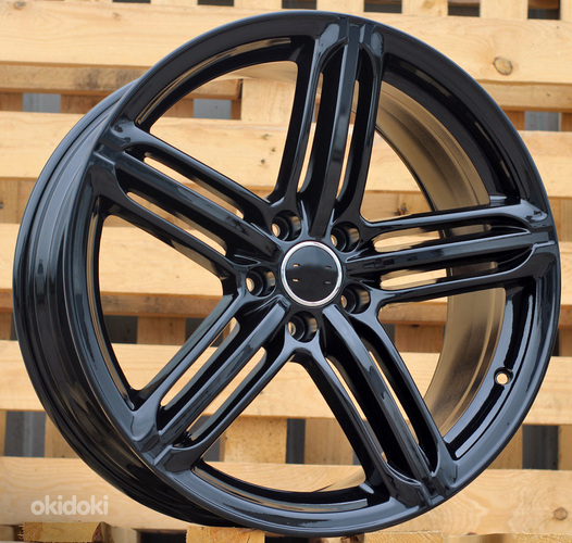 R17x7.5  5X112  ET  35  66.5  XF657  Black (BL)  For AUD  (R)  ((AKC 80 Eur))
