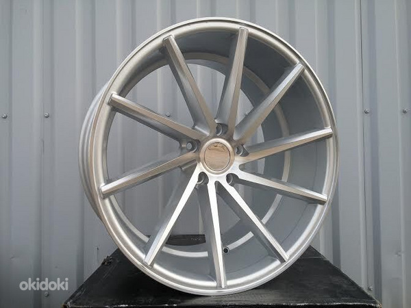 R17x7.5  5X114.3  ET  42  73.1  XF099  (QC177)  Silver Shining (SS)  For RACIN  (R)  ((AKC 70 Eur)(Right side) Style VOSSEN)