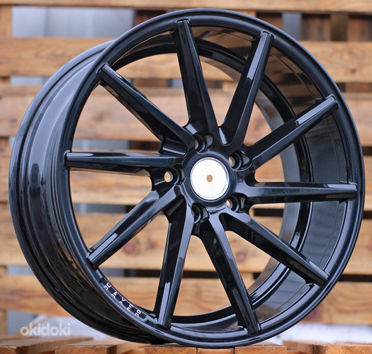 R17x7.5  5X105  ET  42  56.6  XF099  (QC177)  Black (BL)  For RACIN  (N2)  (Style Vossen (AKC 75 Eur))