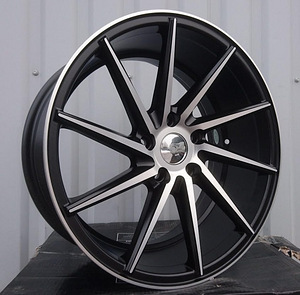 R20x9  5X120  ET  38  74.1  XF096  (QC175)  Black Polished (MB)  For RACIN  (K3)  ((AKC 80 Eur)(LEFT) Style Vossen) (1 foto / 1)