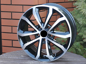 R16x6.5  5X112  ET  46  57.1  XF083  Black Polished (MB)  For SKODA  (R)  ((AKC 65 Eur)) (1 foto / 1)
