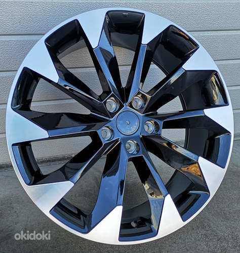 R19x7.5  5X112  ET  45  57.1  XE354  Black Polished+Powder Coating (MBPC)  For SKODA  (P1)