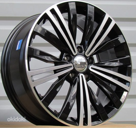 R18x7.5  5X112  ET  40  57.1  XE360  Black Polished+Powder Coating (MBPC)  For VW  (K7)
