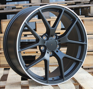 R18x8  5X112  ET  42  66.6  XE384  Black Half Matt+Polished Lip (BLHMPL)  For MER  (Z1)  ((AKC 90 Eur)) (1 foto / 1)