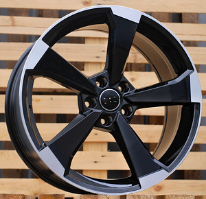 R19x8.5  5X112  ET  32  66.5  XE351  (IN5436)  Black Polished (MB)  For AUD  (K7) (1 foto / 1)