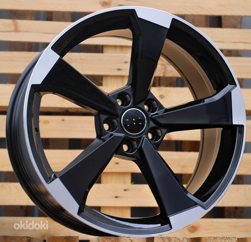 R18x8  5X112  ET  40  66.5  XE351  (BK5589)  Black Polished (MB)  For AUD  (K2)