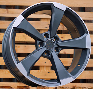 R19x8.5  5X112  ET  32  66.5  XE351  (BK5589)  Grey Polished (MG)  For AUD  (K4) (1 foto / 1)