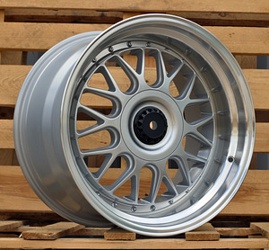 R19x11  5X120  ET  25  74.1  XE244  Silver+Polished Lip (SP)  For BMW  (P1+P2)  (BBS Style Front+Rear) (1 foto / 1)
