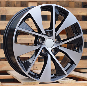 R17x6.5  5X114.3  ET  45  67.1  XE253  Black Partial Polished (BP)  For HYUND  (R)  ((AKC 70 Eur)) (1 foto / 1)