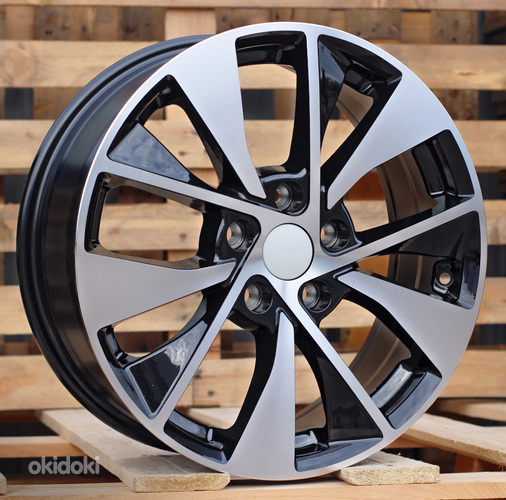 R17x6.5  5X114.3  ET  45  67.1  XE253  Black Partial Polished (BP)  For HYUND  (R)  ((AKC 70 Eur))