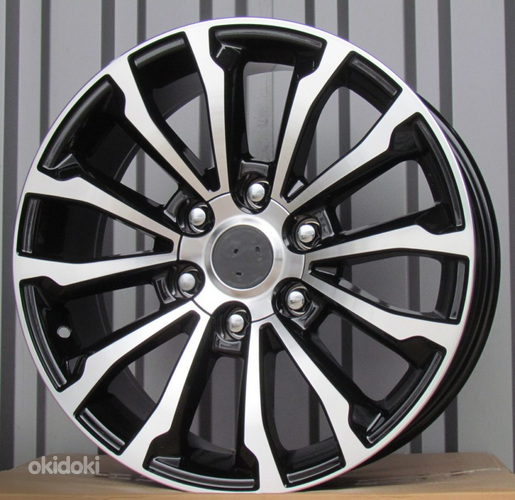 R19x7.5  6X139.7  ET  25  106.1  XE203  Black Polished (MB)  For TOYOT  (P1)  (4x4)