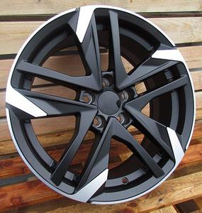 R15x6.5  4X108  ET  25  65.1  XE170  (BK5788)  Black Polished Half Matt (MBHM)  For PEUG  (L3) (1 foto / 1)