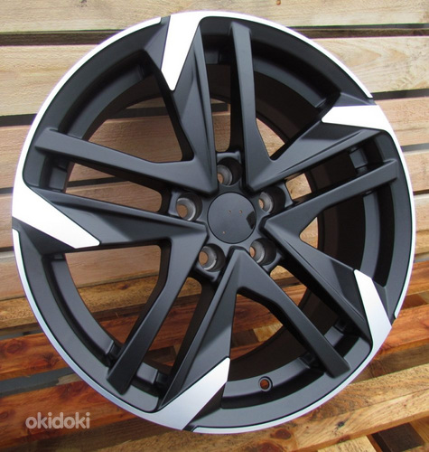 R17x7.5  5X108  ET  44  65.1  XE170  (BK5788)  Black Polished Half Matt (MBHM)  For PEUG  (L6+Z4)