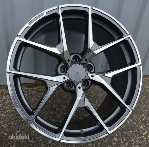 R20x9.5  5X112  ET  35  66.6  XE137  (BY1225)  Grey Polished (MG)  For MER  (P)  (Rear+Front (AKC 120 Eur))